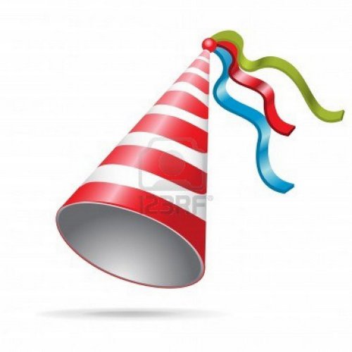 new years party hat clipart - photo #14